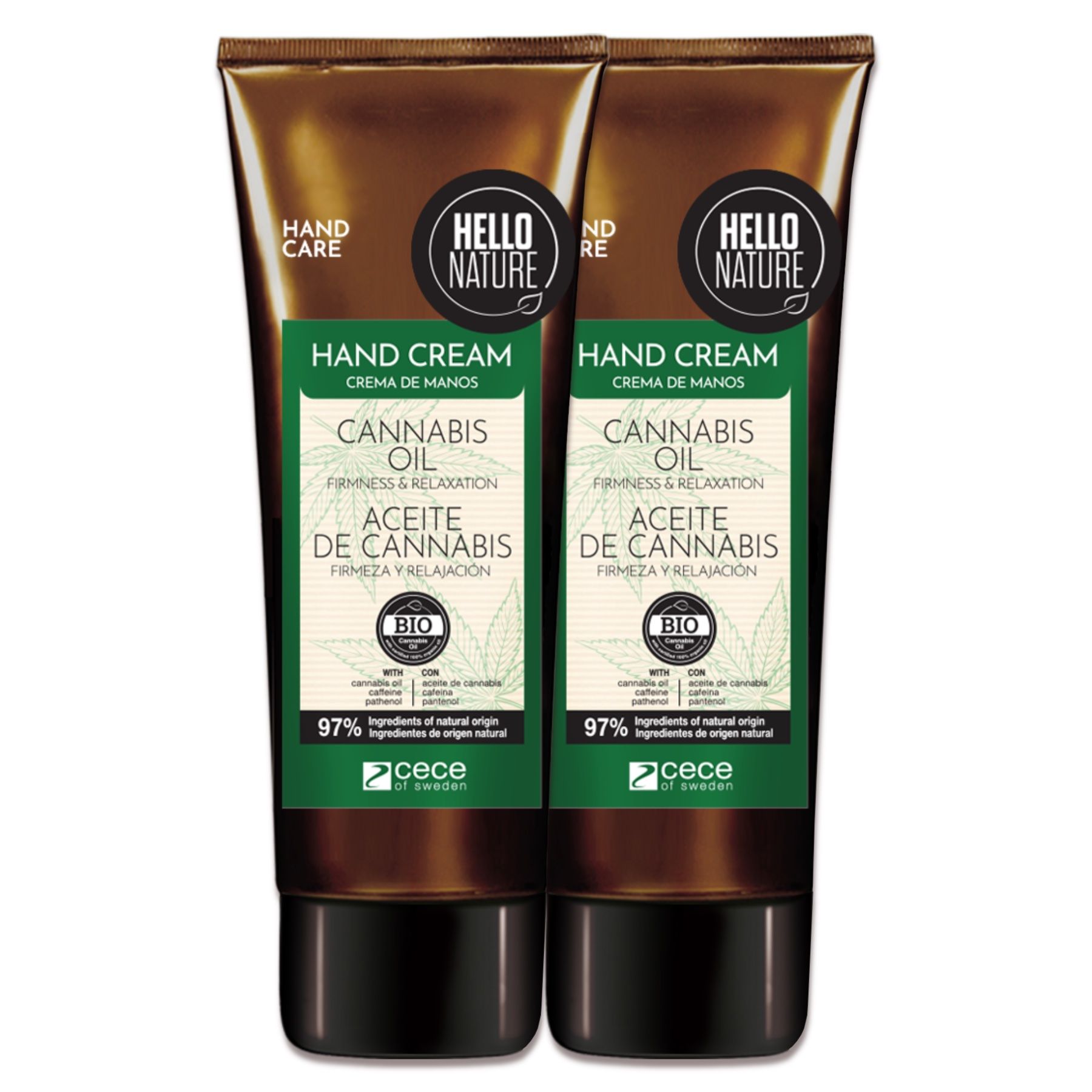 Hello Nature Handcreme für Handpflege mit Hanföl
