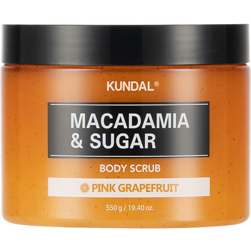 KUNDAL Macadamia & Sugar Body Scrub Pink Grapefruit – Körperpeeling mit Zucker