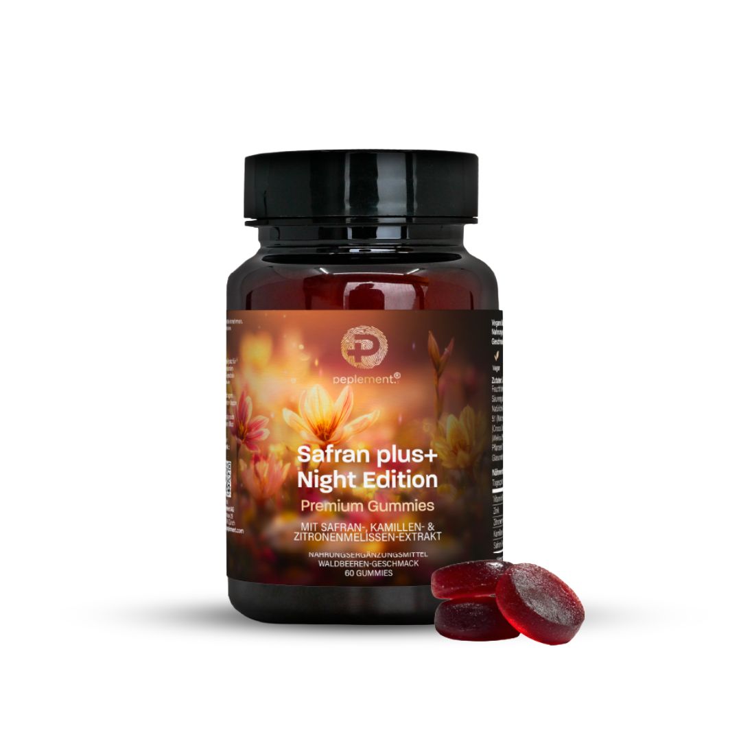 peplement Safran Night Edition - Zuckerfreie Gummies 60 St Gummibärchen