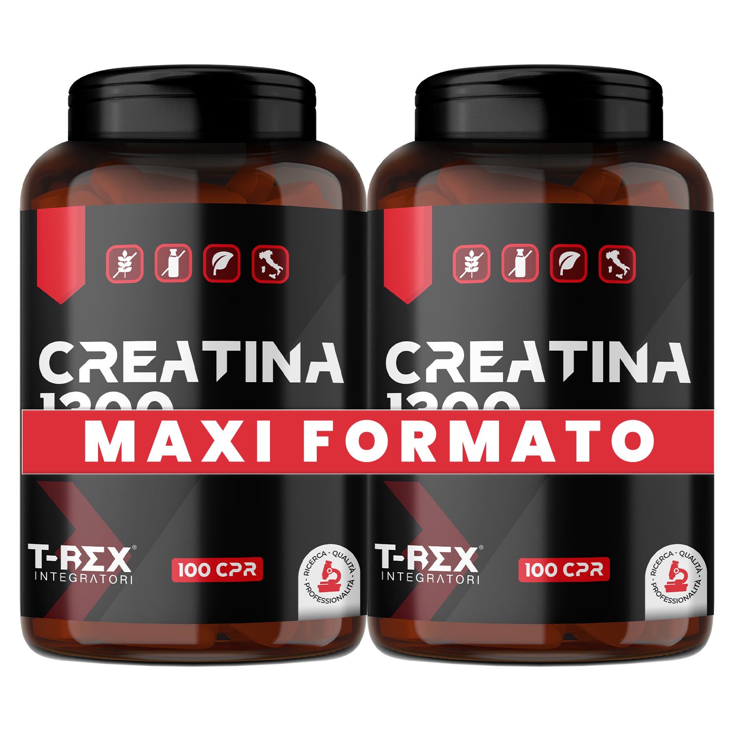 T-Rex Integratori Creatina Micronizzata Monoidrato Compresse Integratore Sportivo Massima Efficacia