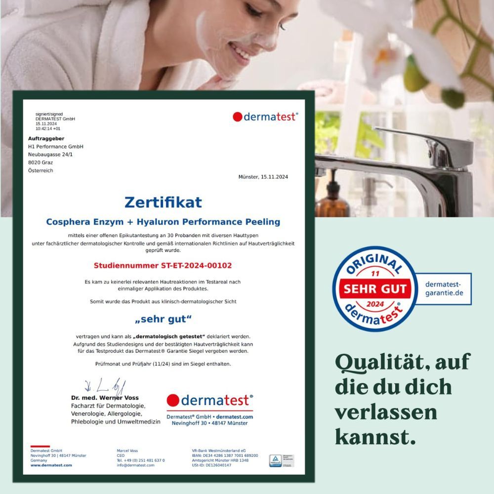 Cosphera Hyaluron Enzympeeling mit Hyaluron