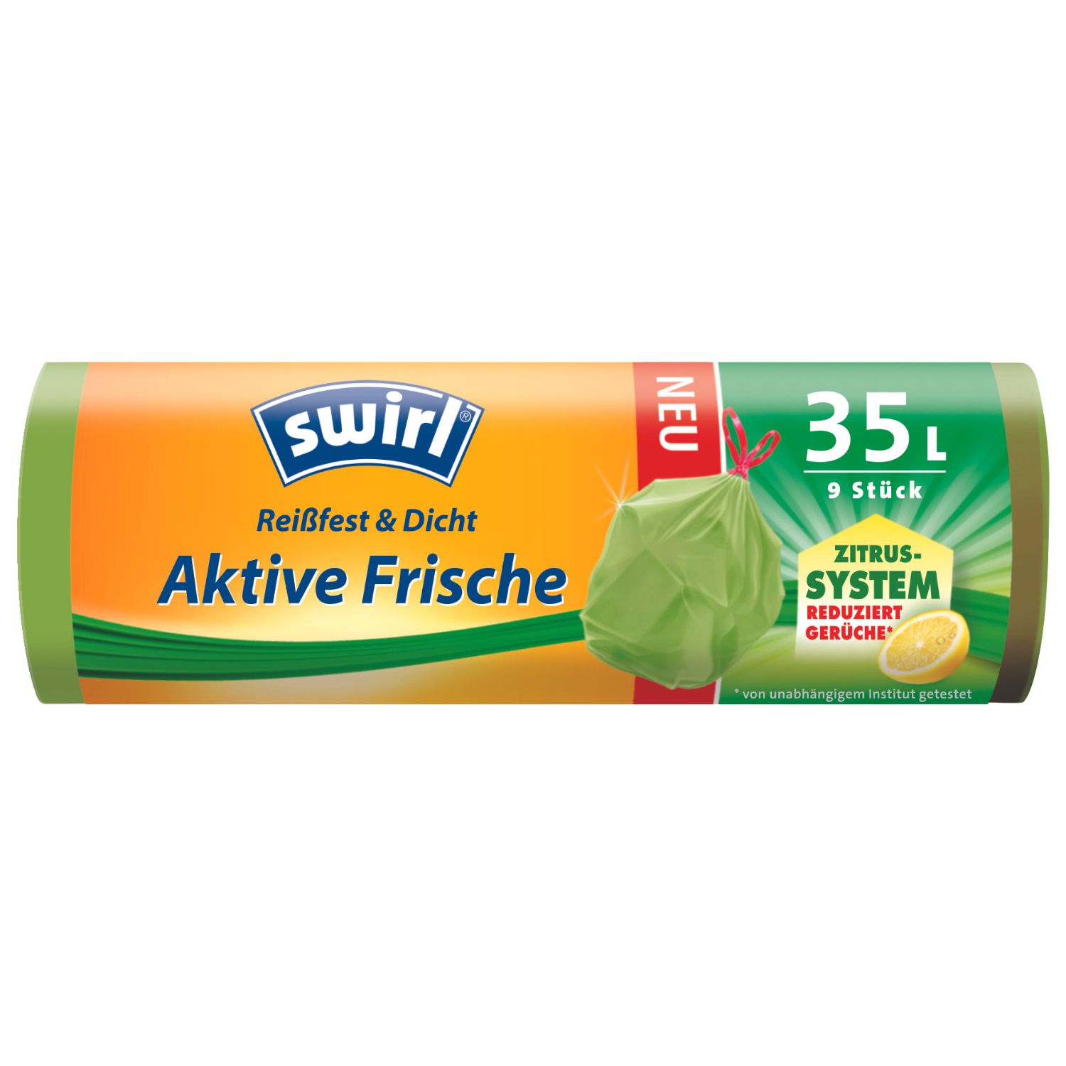 swirl® Aktive Frische Müllbeutel, 35l, 9 Stück