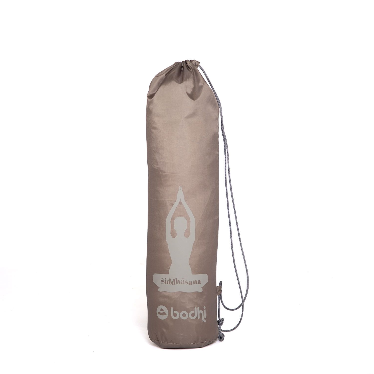 Easy Bag Yogamattentasche aus Polyester mit Print Siddhasana Taupe