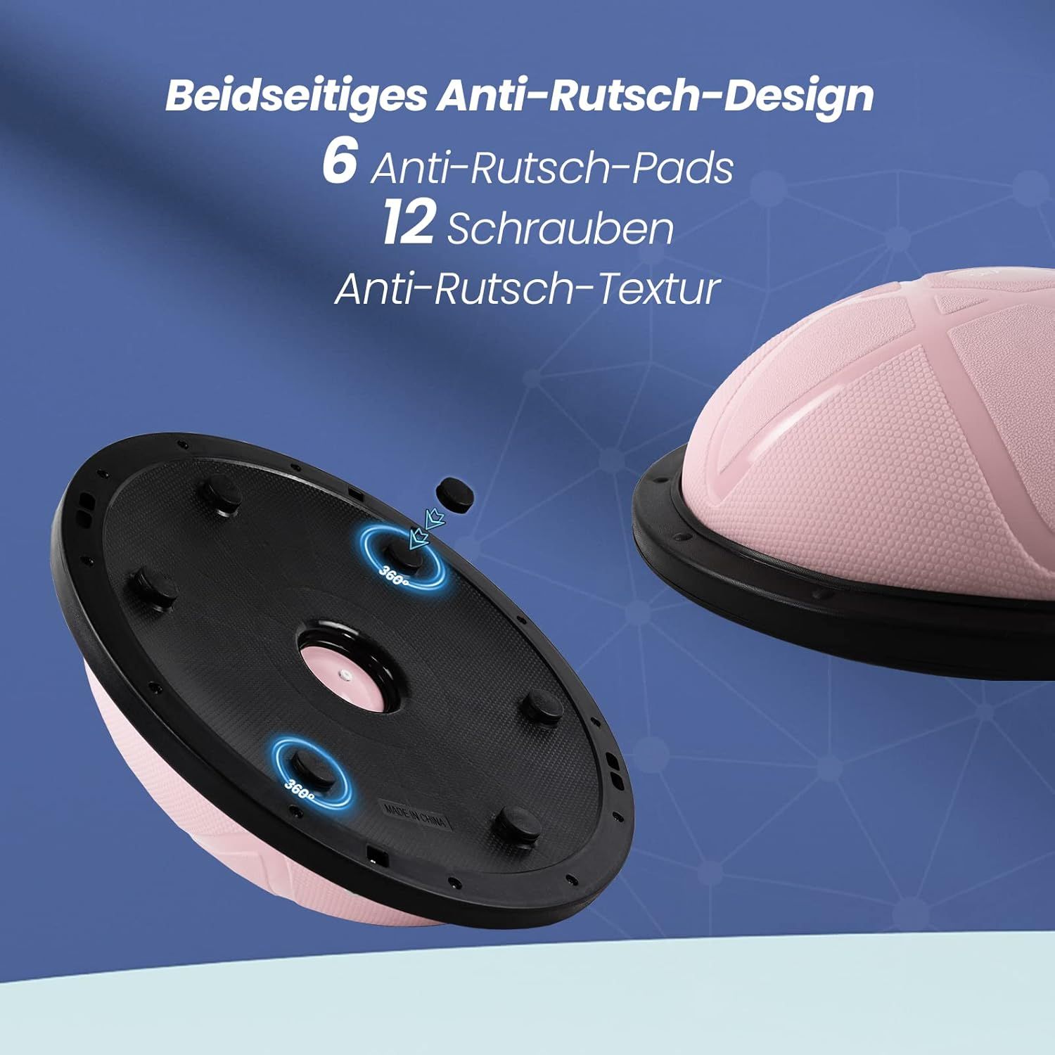 DH FitLife Yoga Gleichgewichtstrainer mit Pumpe