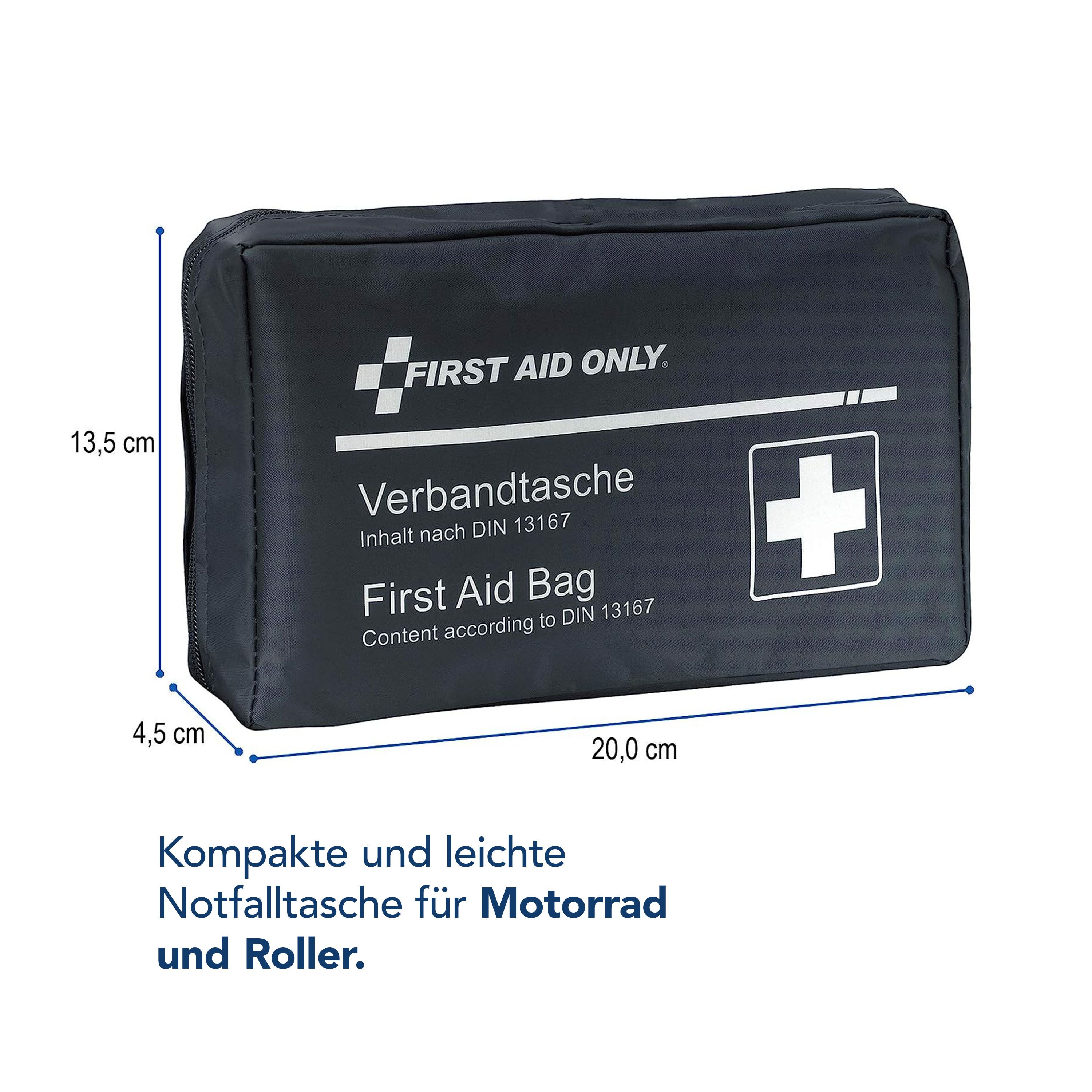 First Aid Only Set Verbandtasche DIN 13167 mit Warnweste