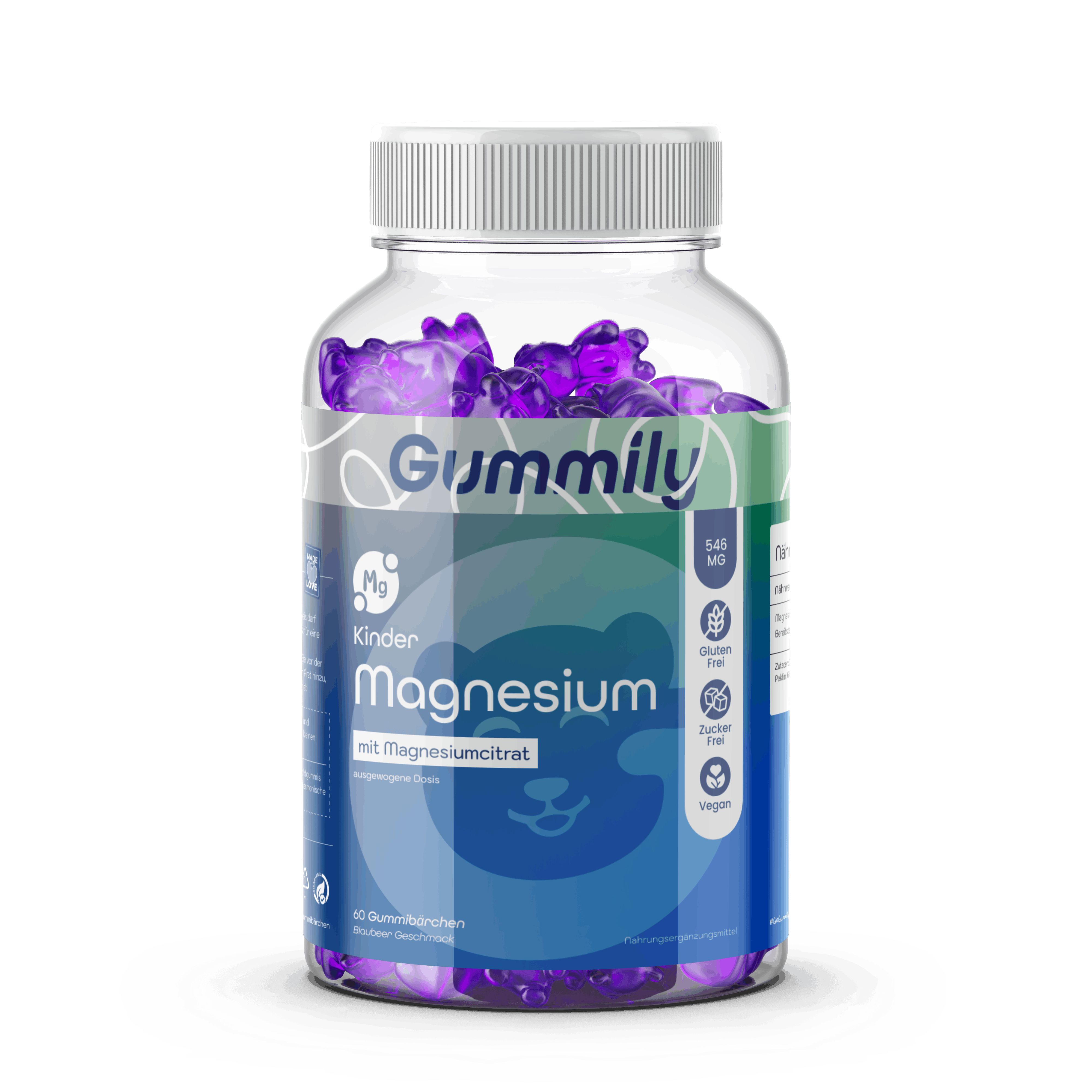 Gummily® Kinder Magnesium Gummibärchen