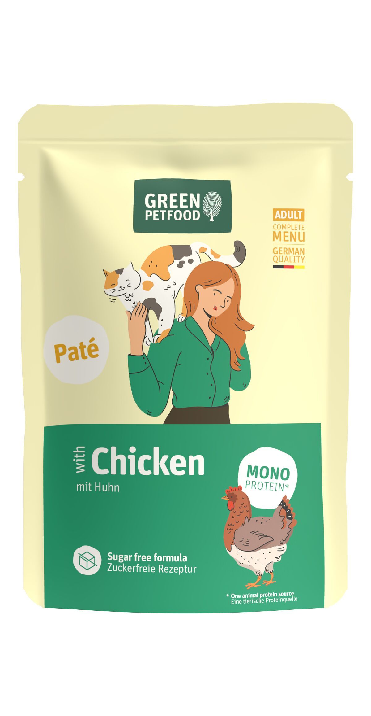 Green Petfood Cat Paté Chicken