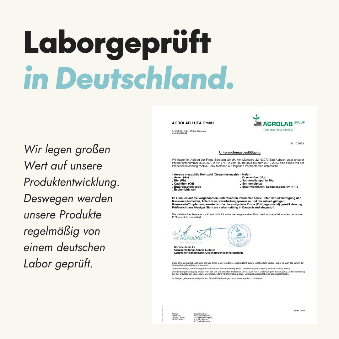 serotalin Active Body Metabol | Stoffwechsel & Energie-Booster mit Garcinia Cambogia & Grünem Kaffee