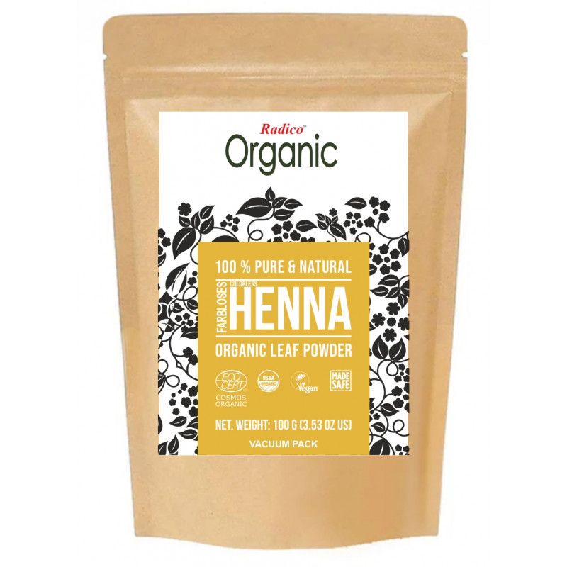 Radico organic - Farbloses Henna Haarpflege Pulver