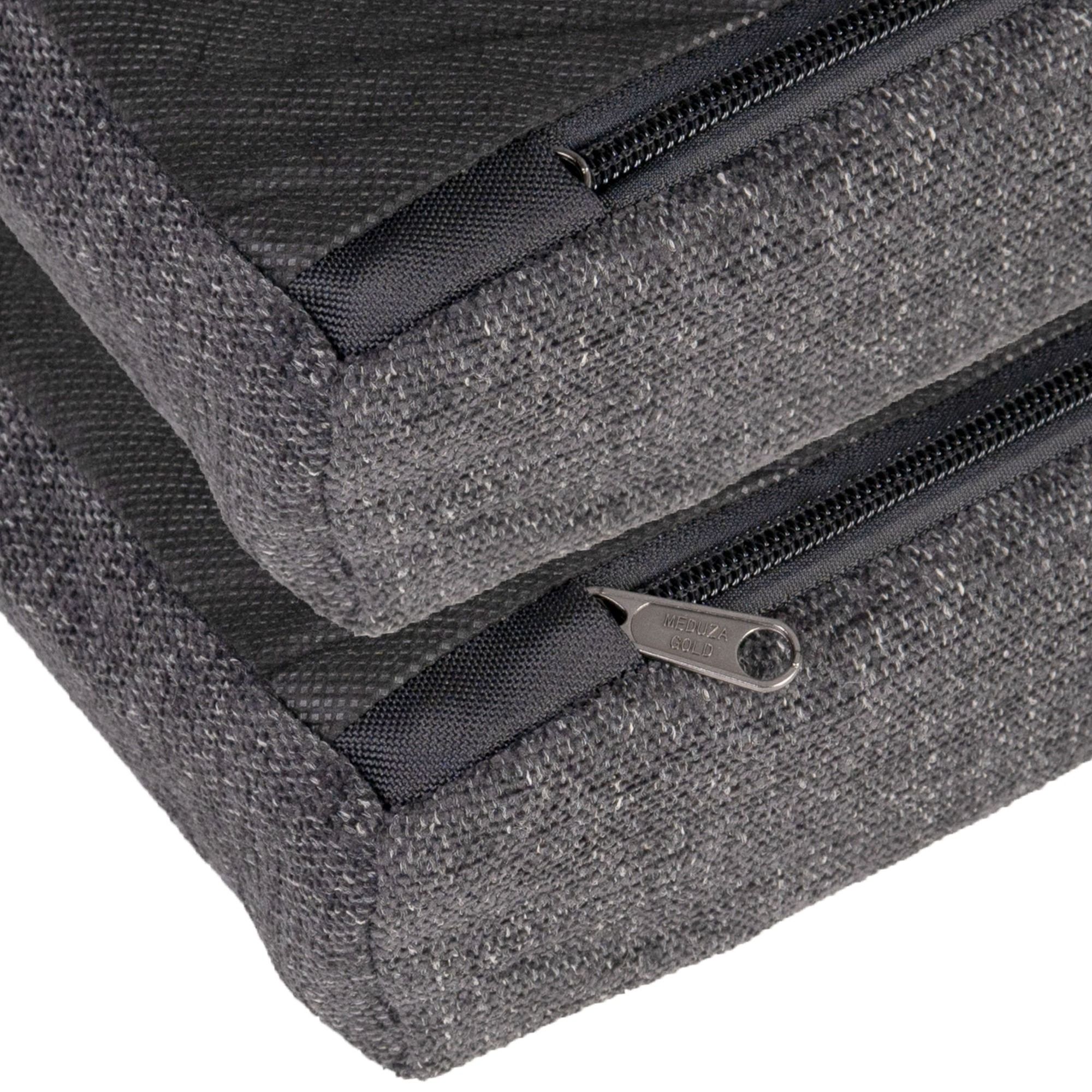 orthopädisches Hundebett "Tessa", Easy Clean-Webstoff, Farbe Dunkelgrau 100 x 80