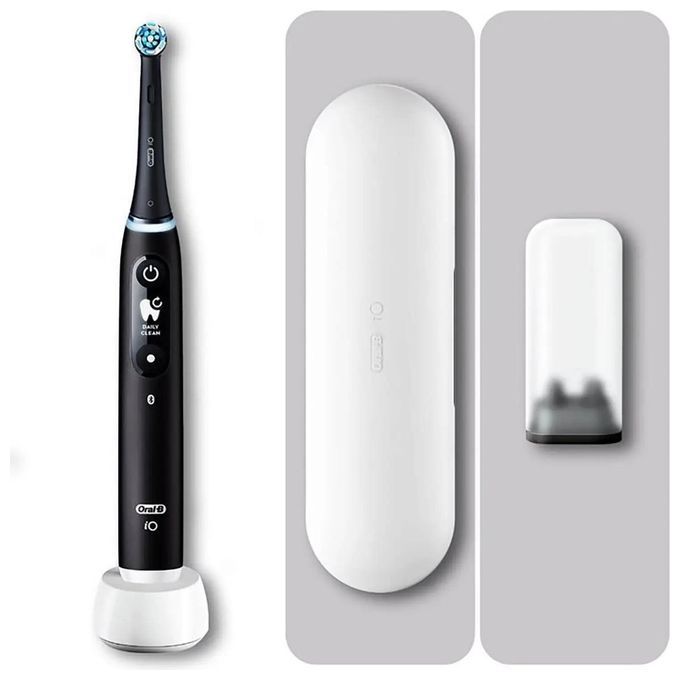 Oral-B - Elektrische Zahnbürste "iO Series 6 + Reiseetui" in Schwarz