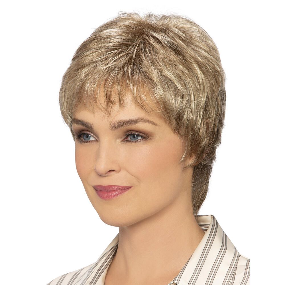 Perücke Milla von Lofty in Dunkelasch-/Lichtblond gesträhnt