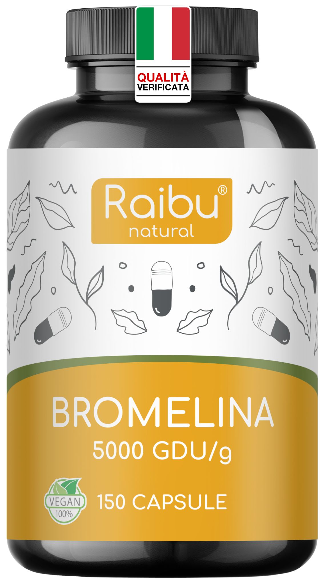 Bromelina Forte Drenante Alto Dossaagio - RAIBU