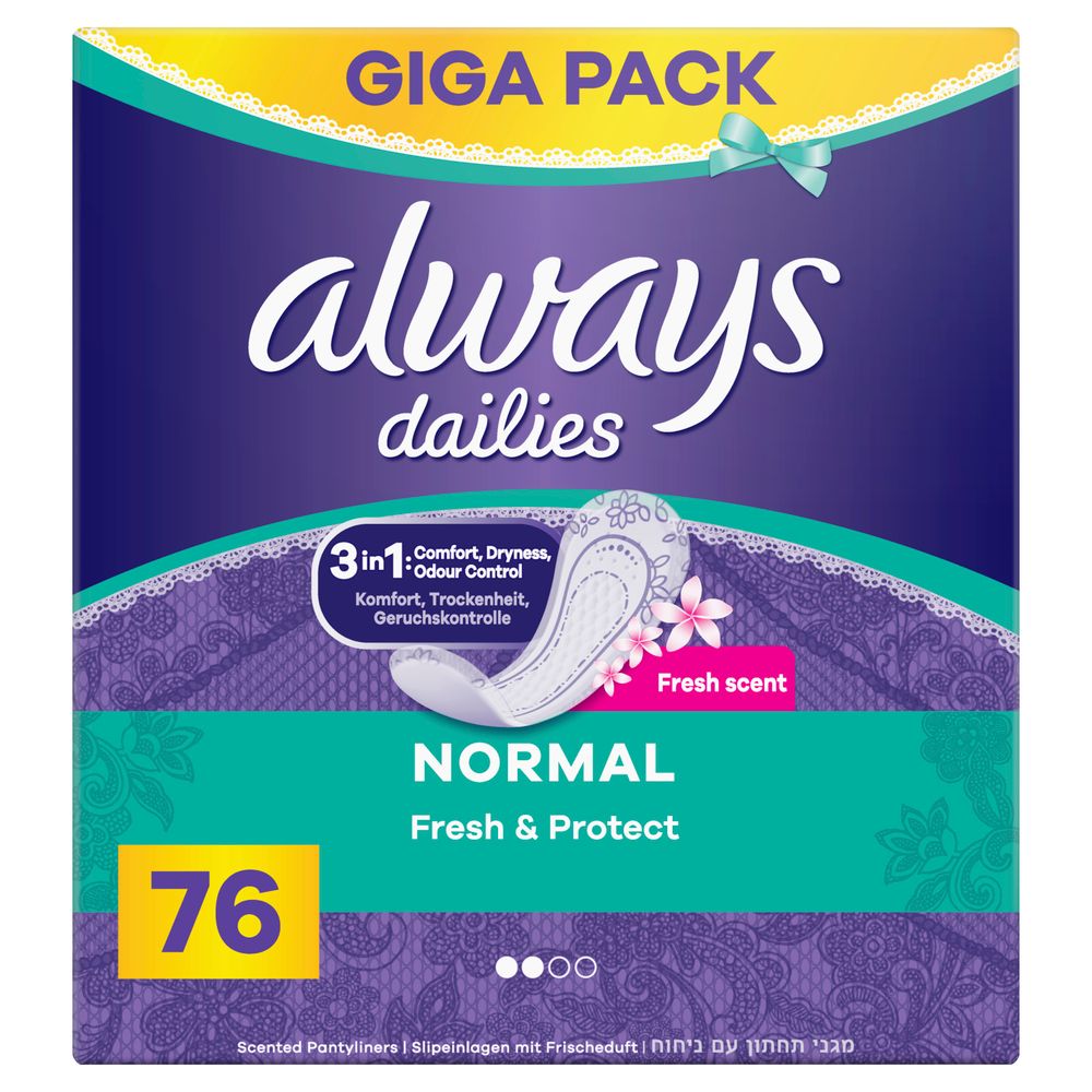 always - Gigapack Slipeinlage 'Fresh&Protect Normal Fresh'