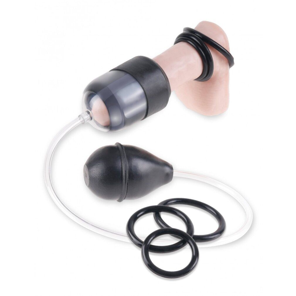 Penispumpe "Suckn Stroke Head Pump" mit Penisringen