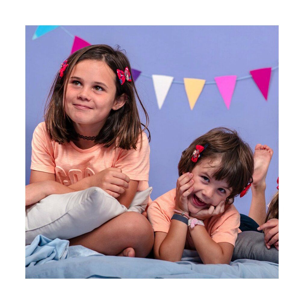 Haarspangen Minnie Mouse Rot Schleife