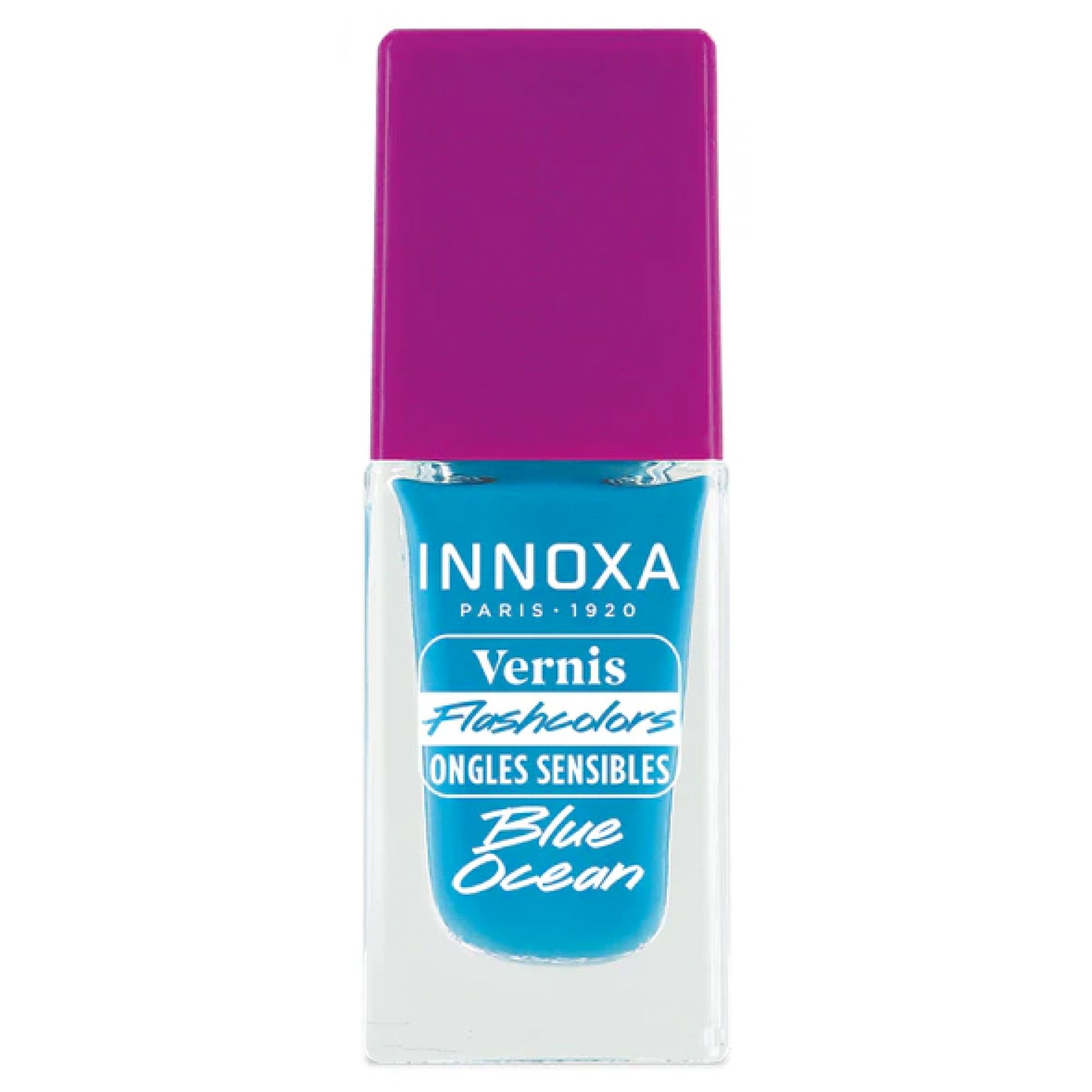 Innoxa Flashcolors Lack Empfindliche Nägel (Farbe : Blue Ocean) 2,2x2,2x6,6 cm