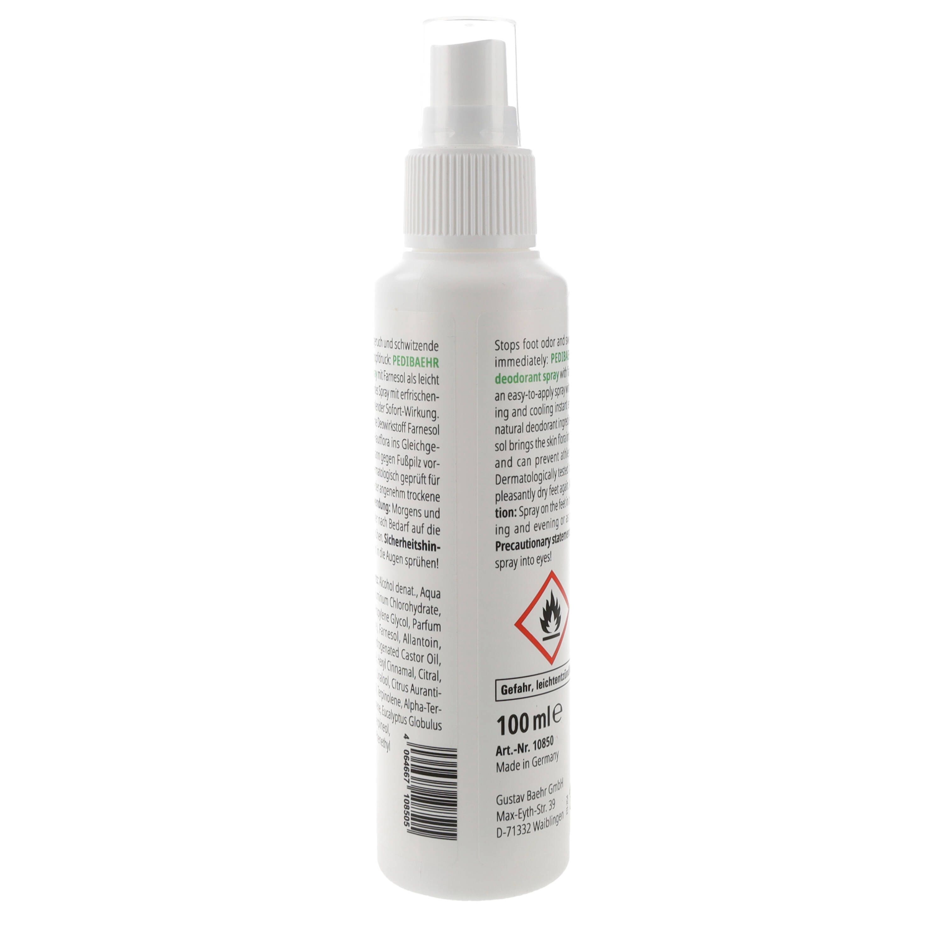 Pedibaehr Fußdeospray mit Farnesol