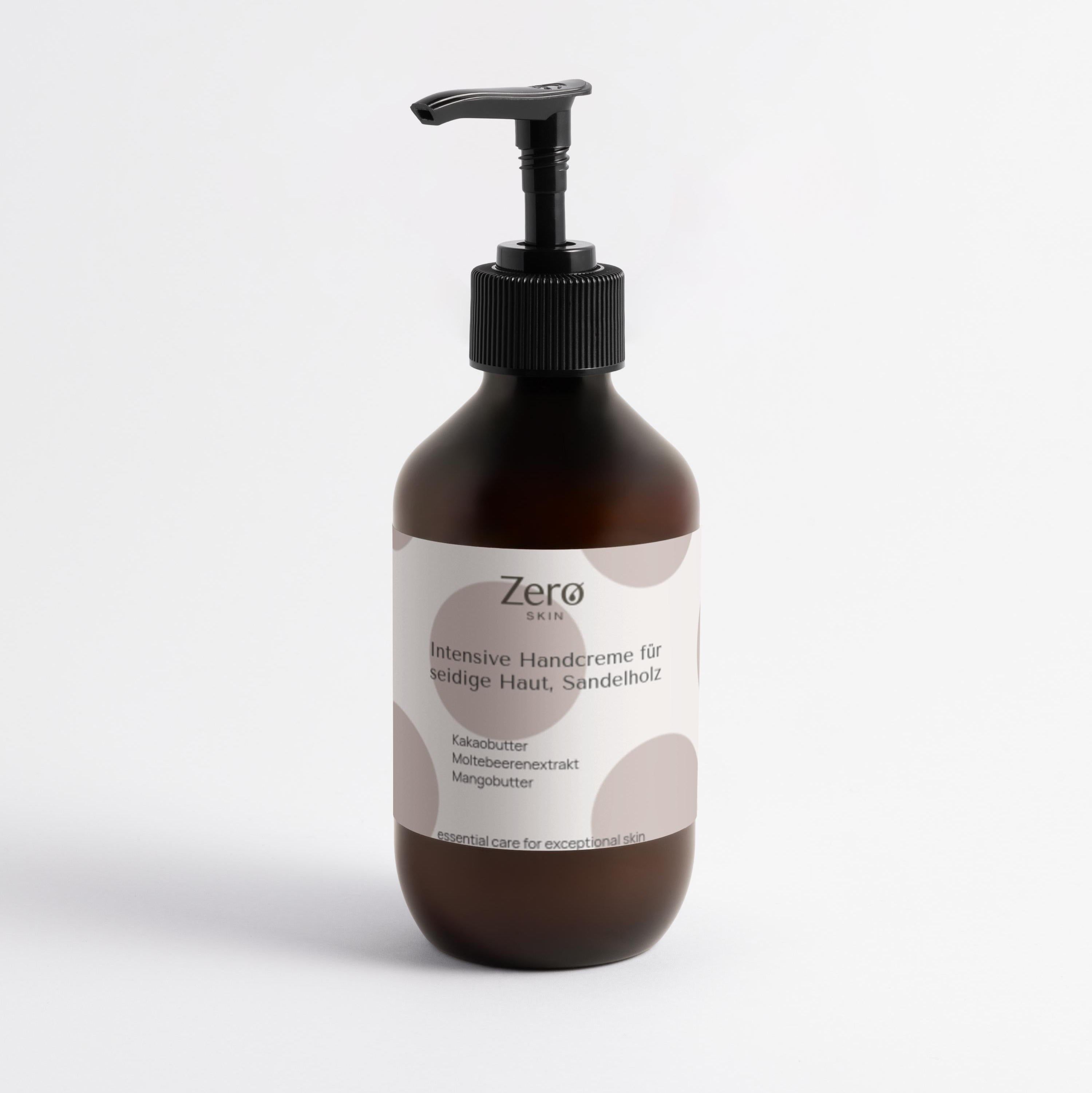 Zero Skin Intensive Handcreme Sandelholz, pflegend regenerierend für trockene Hände