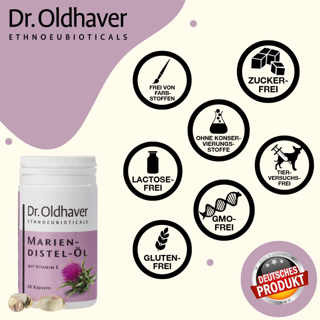 Dr. Oldhaver Mariendistel-Öl Kapseln
