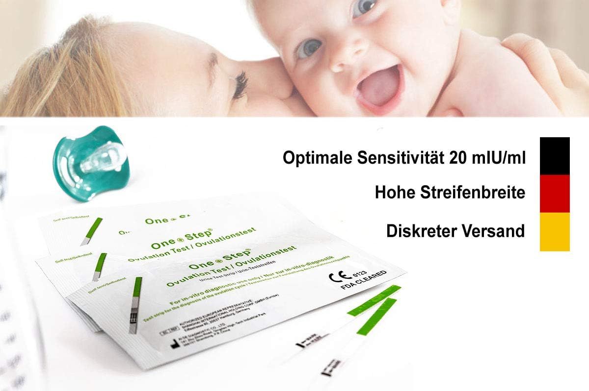 One+Step Ovulationstest mit optimaler Sensitivität 20 miu/ml