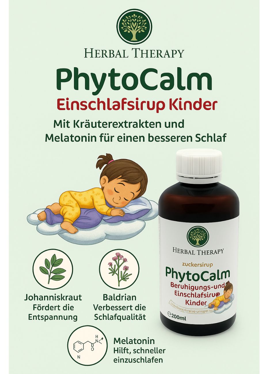 Herbal Therapy PhytoCalm Beruhigungs- und Einschlafsirup Kinder