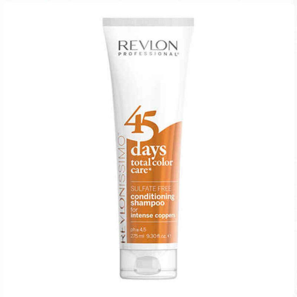 Weiße Tube mit Produktnamen und Aufschrift '45 days total color care' und 'Intense Coppers'.