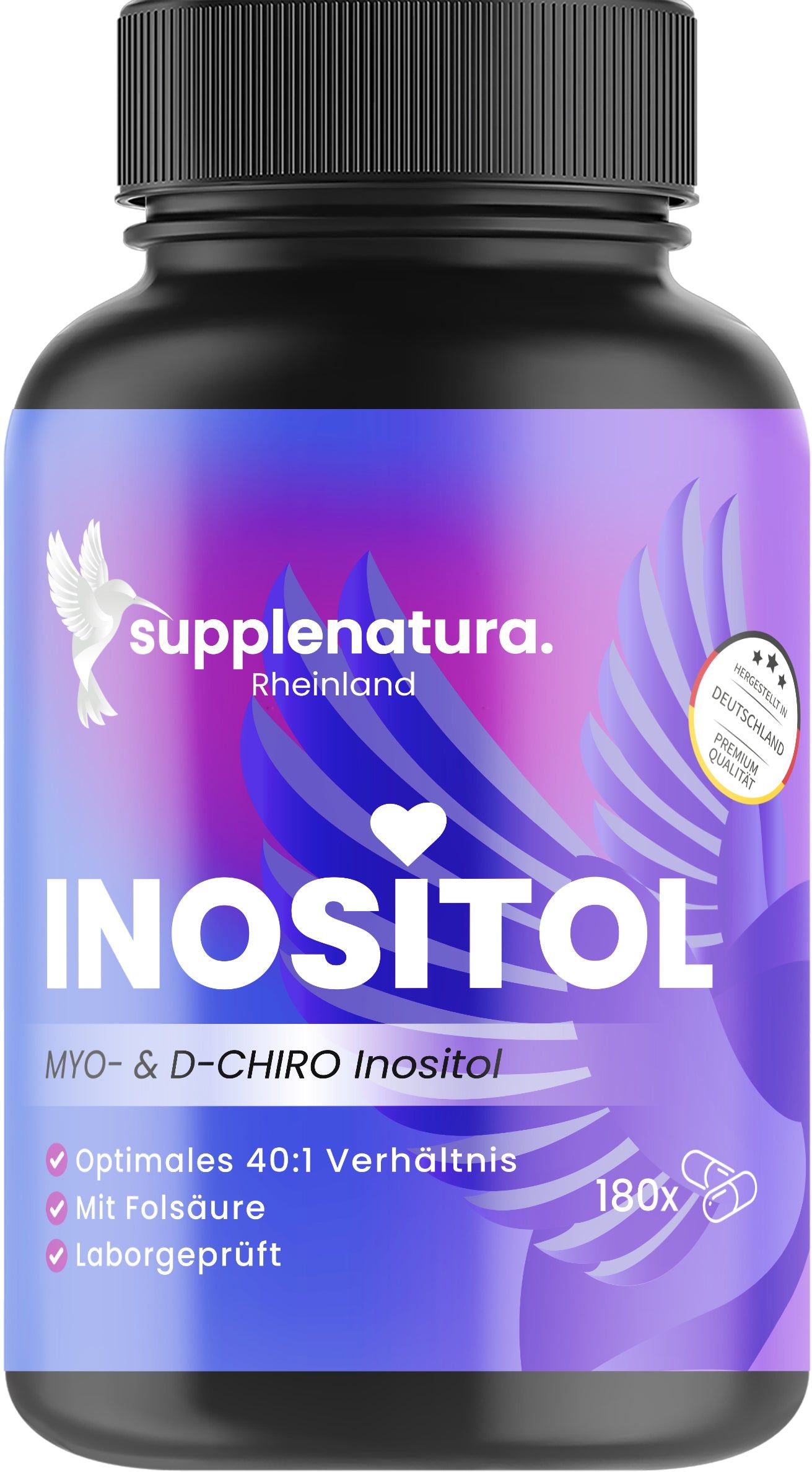 supplenatura Rheinland® Myo-Inositol mit Folsäure