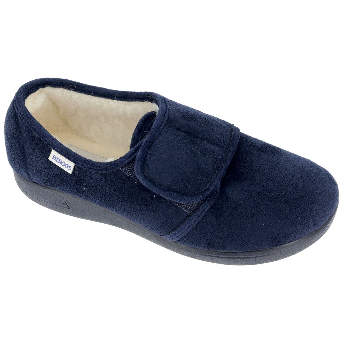 Hergos H066 - Scarpa comoda in morbido e caldo tessuto Velour
