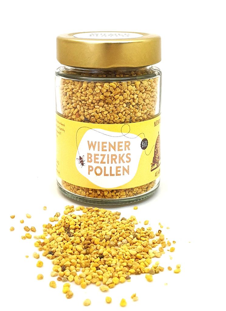 Wiener Bezirks Pollen im Glas von Wiener Bezirksimkerei