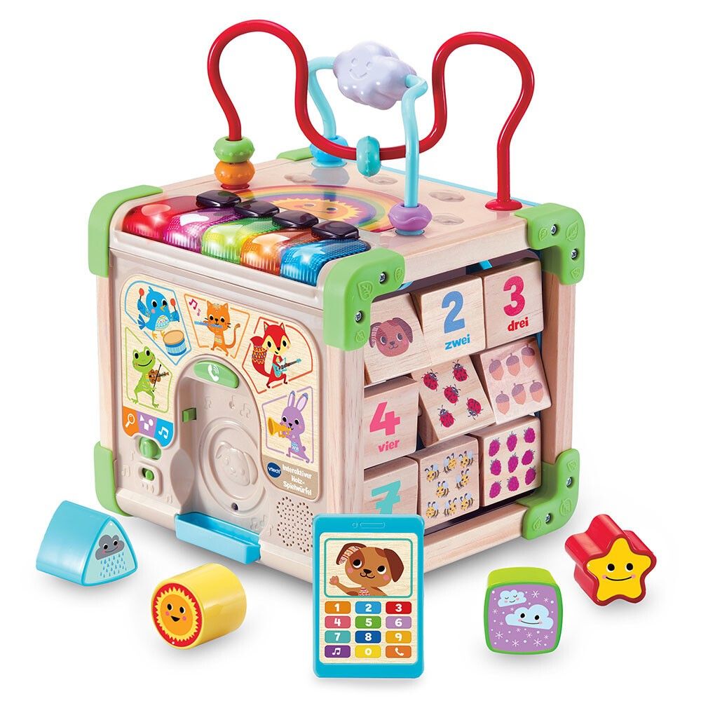 VTech Interaktiver Holz-Spielwürfel (40829962)