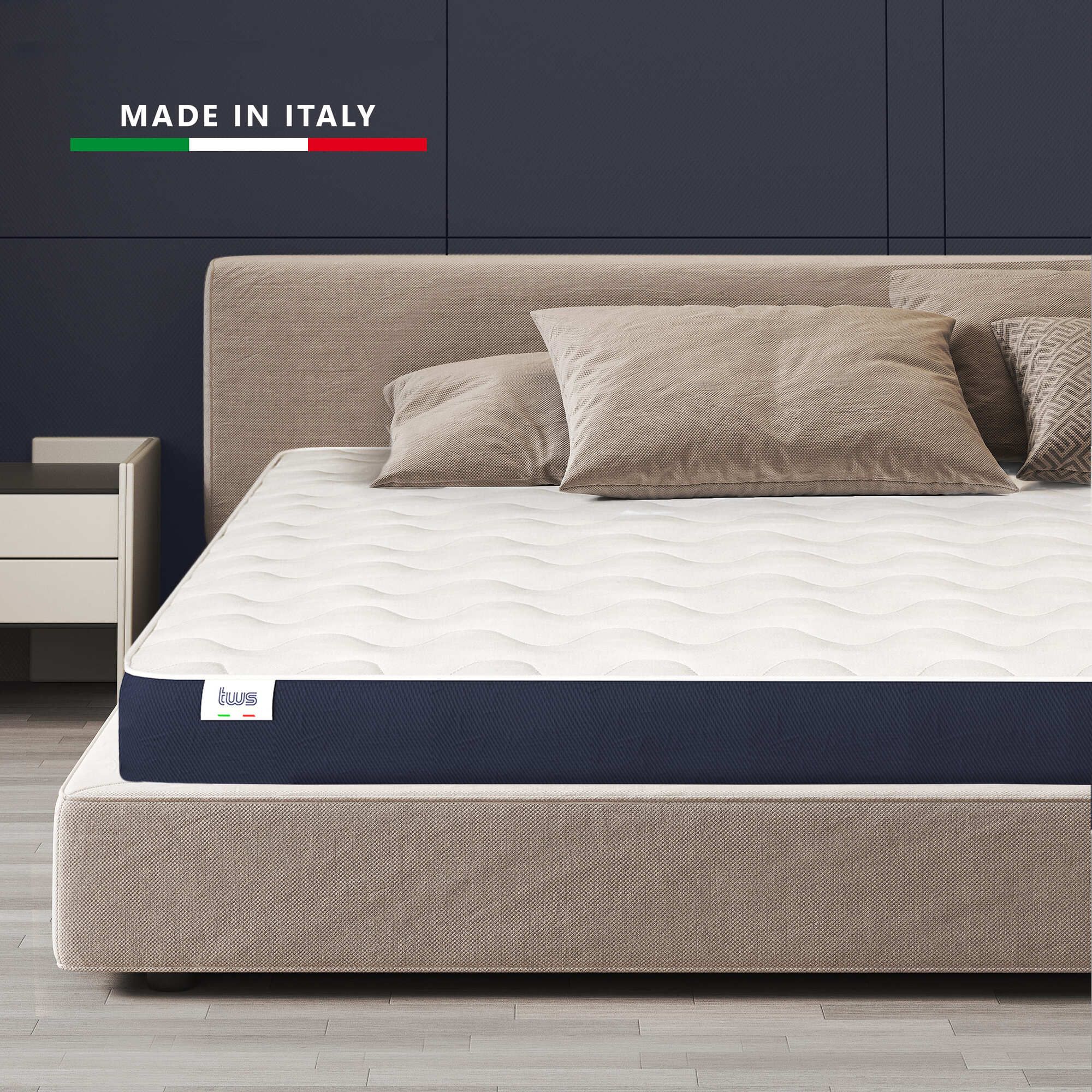 The White Stone Matratze 80x190 cm aus hypoallergenem Waterfoam, 30 cm
