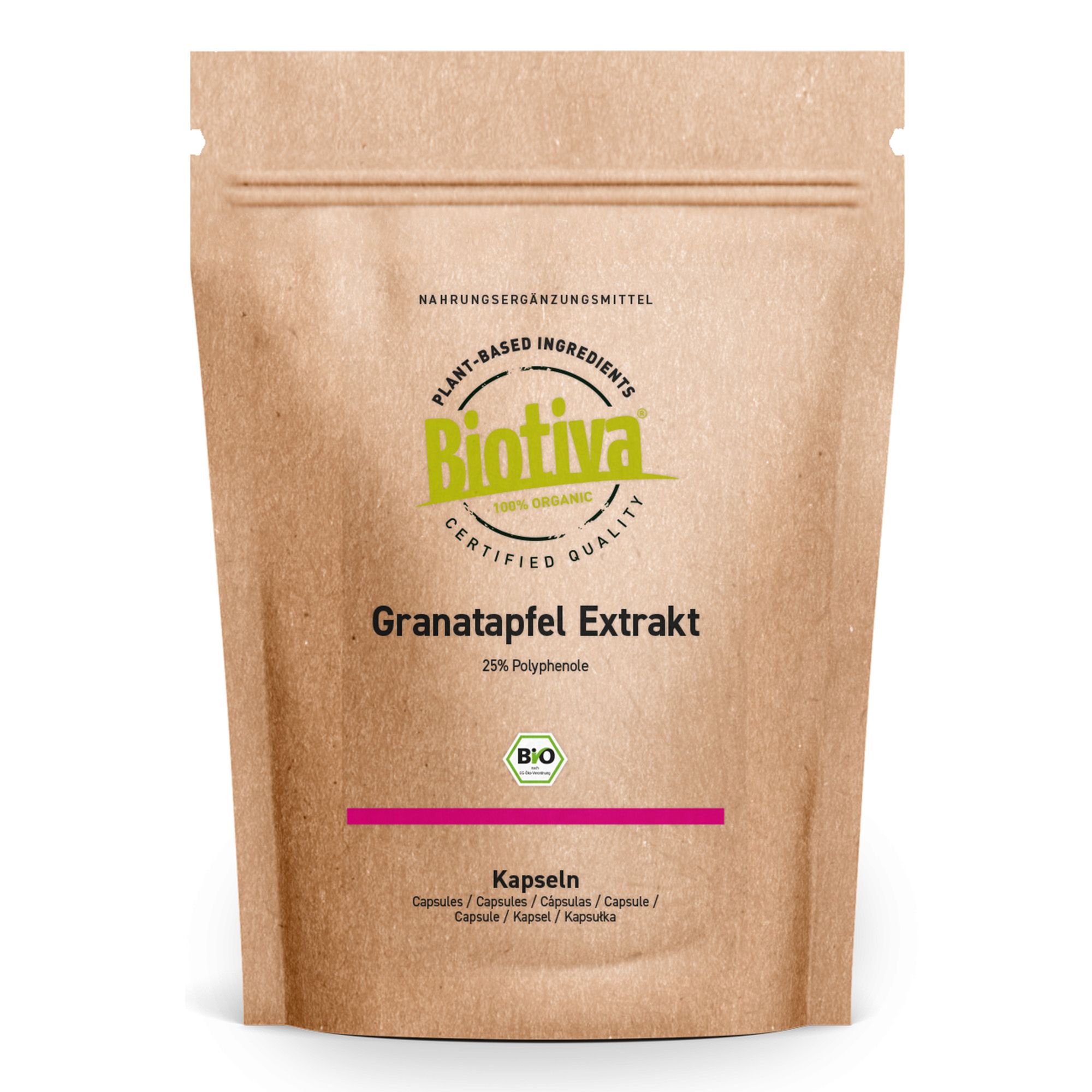 Granatapfel Extrakt Bio 91 g Kapseln