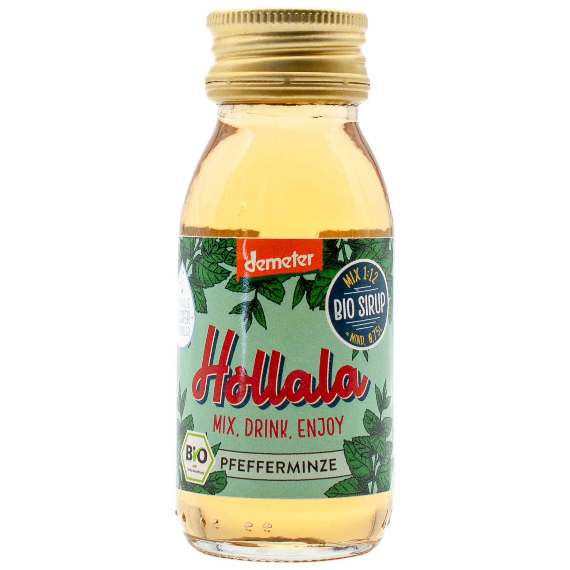 Hollala - Bio (Demeter) Sirup Pfefferminze 60 ml