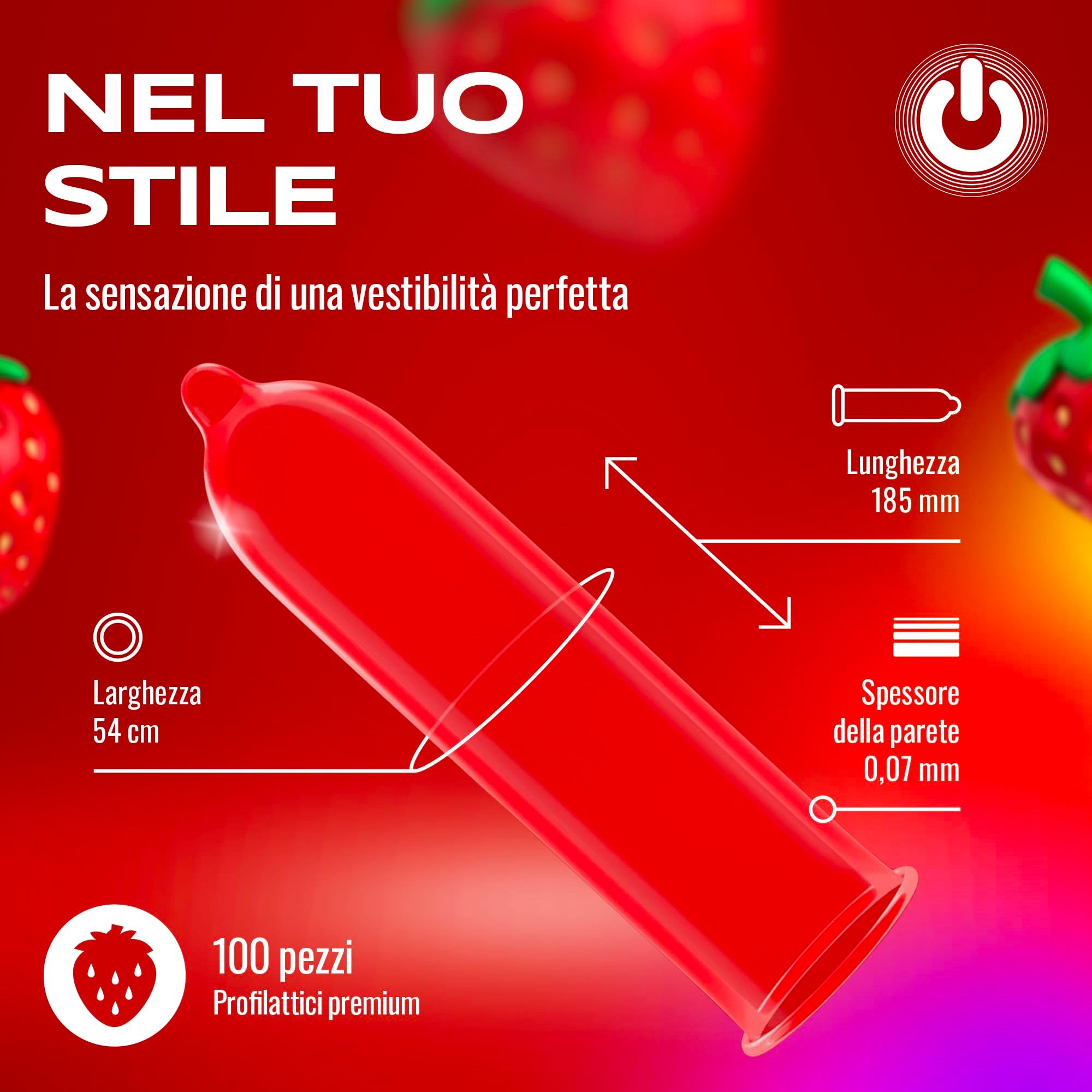 On) Strawberry Kondome 100 Stück Angebot
