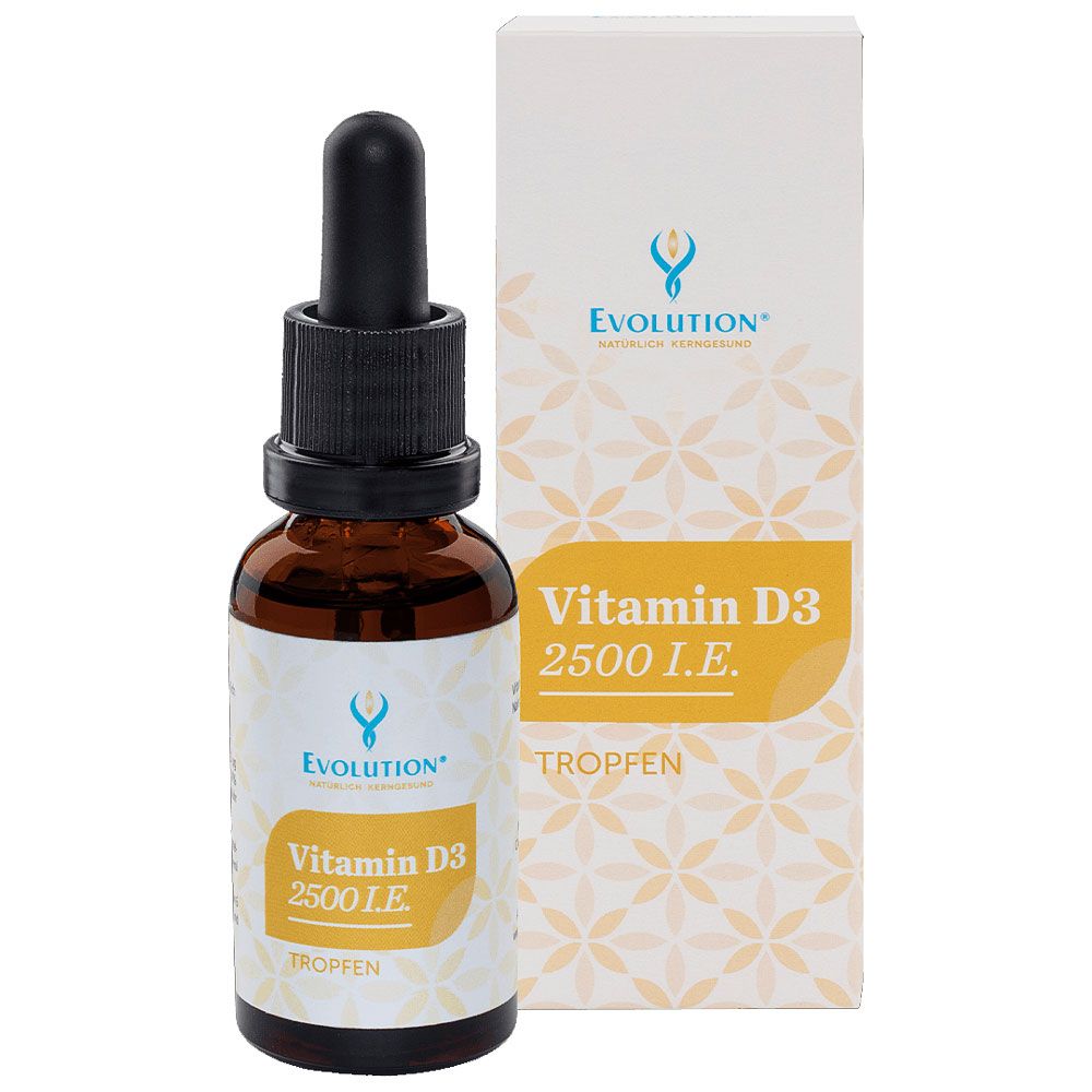 Evolution Vitamin D3 2500 IE vegan Tropfen