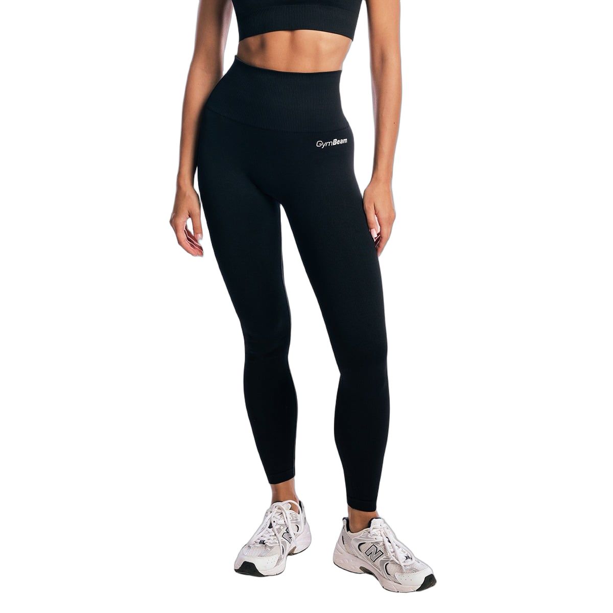 GymBeam Leggings Damen nahtlos mit hoher Taille in Black 1 St