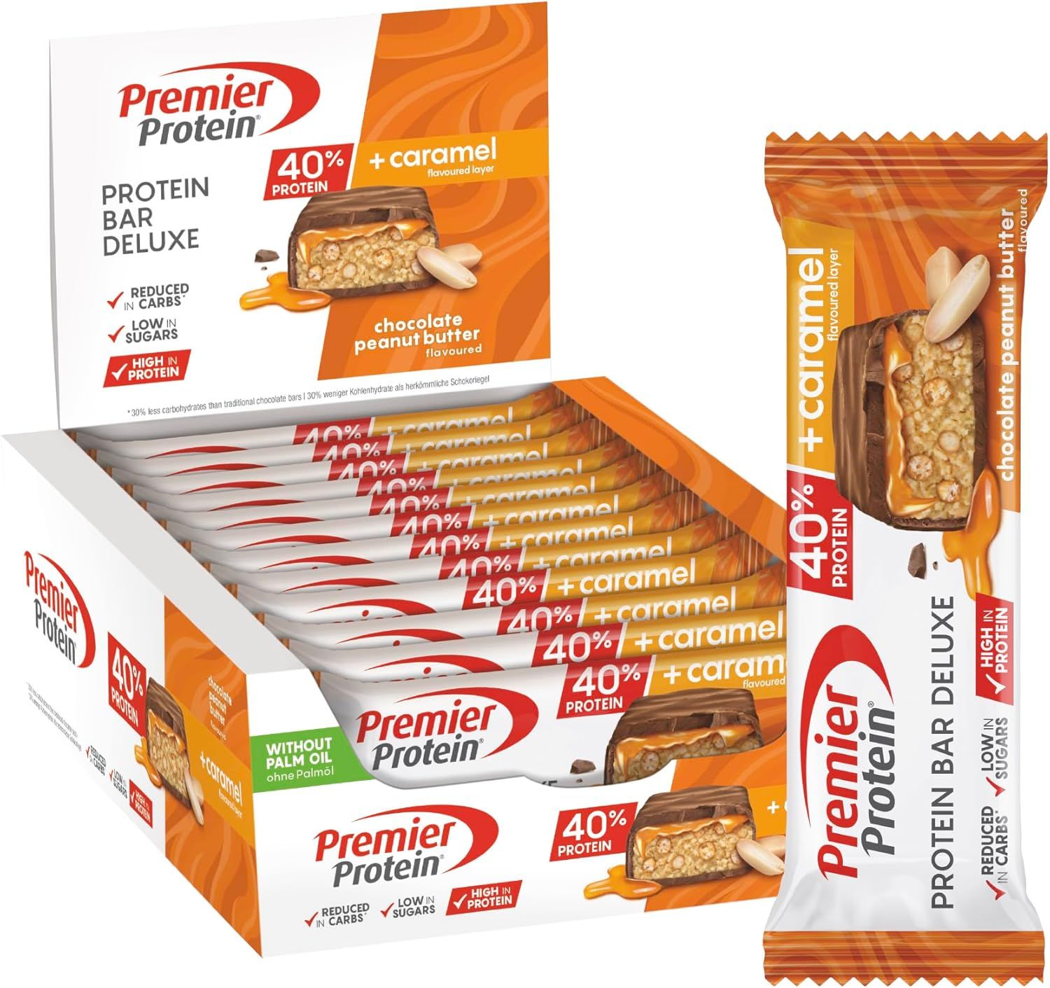 Premier Protein Bar Deluxe 40% 12x50 g Riegel