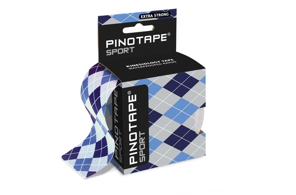 Pinotape Sport Tape Blue Diamond 5 cm x 5 m