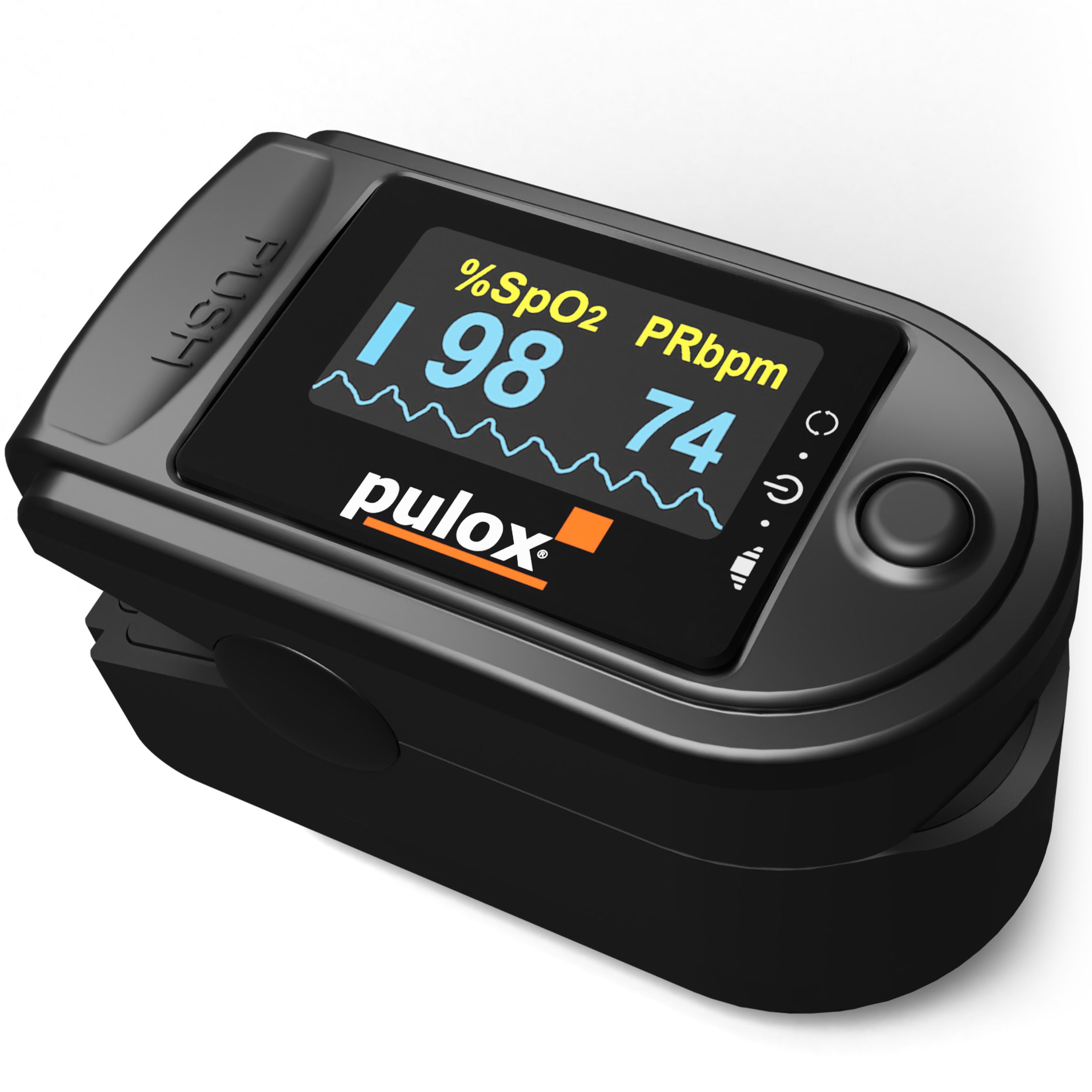 Pulox PO-200 Solo - Finger-Pulsoximeter - Schwarz