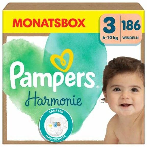 Pampers Harmonie Gr.3 Midi Monatsbox 186 St