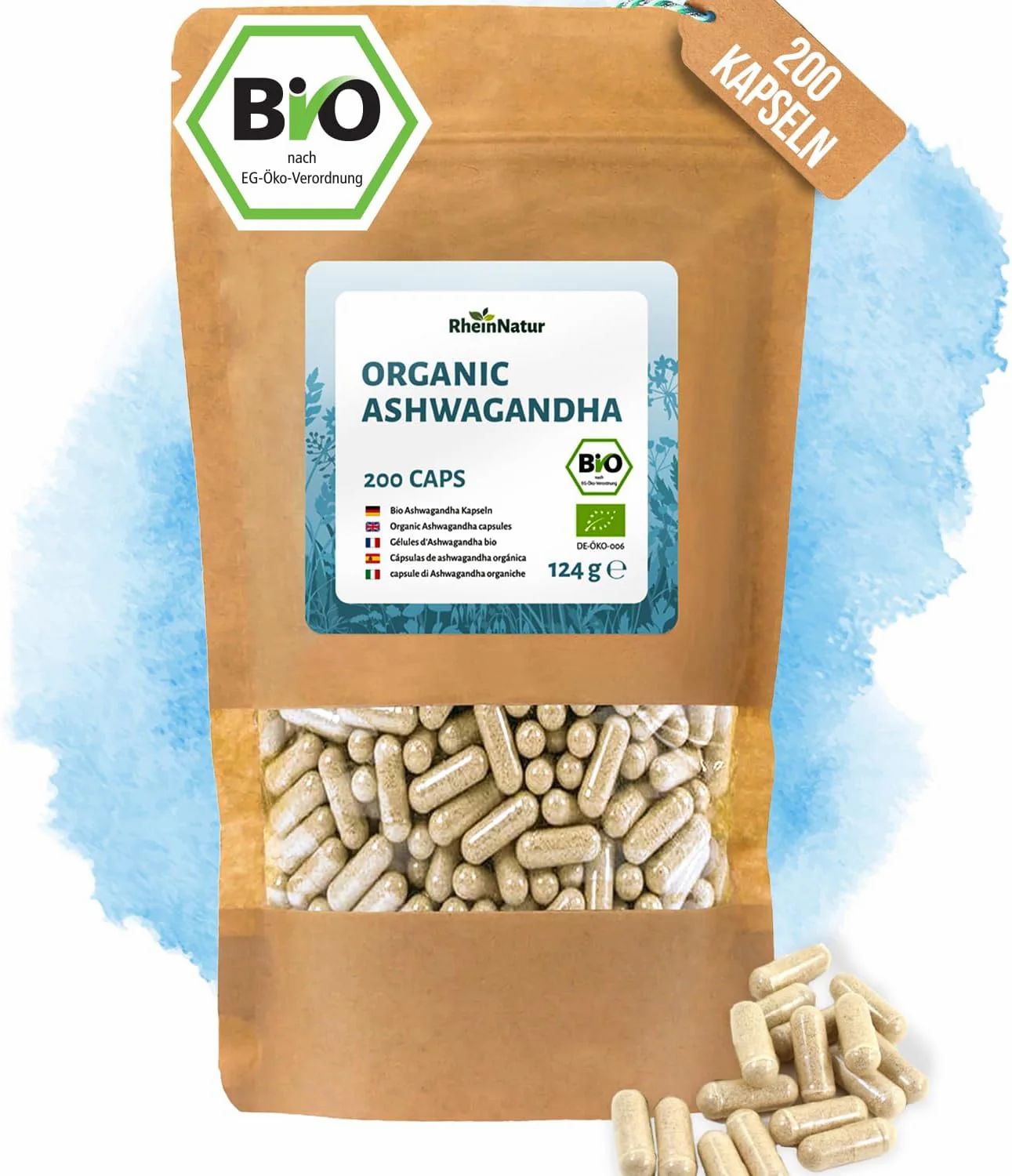 RheinNatur Bio Ashwagandha Kapseln