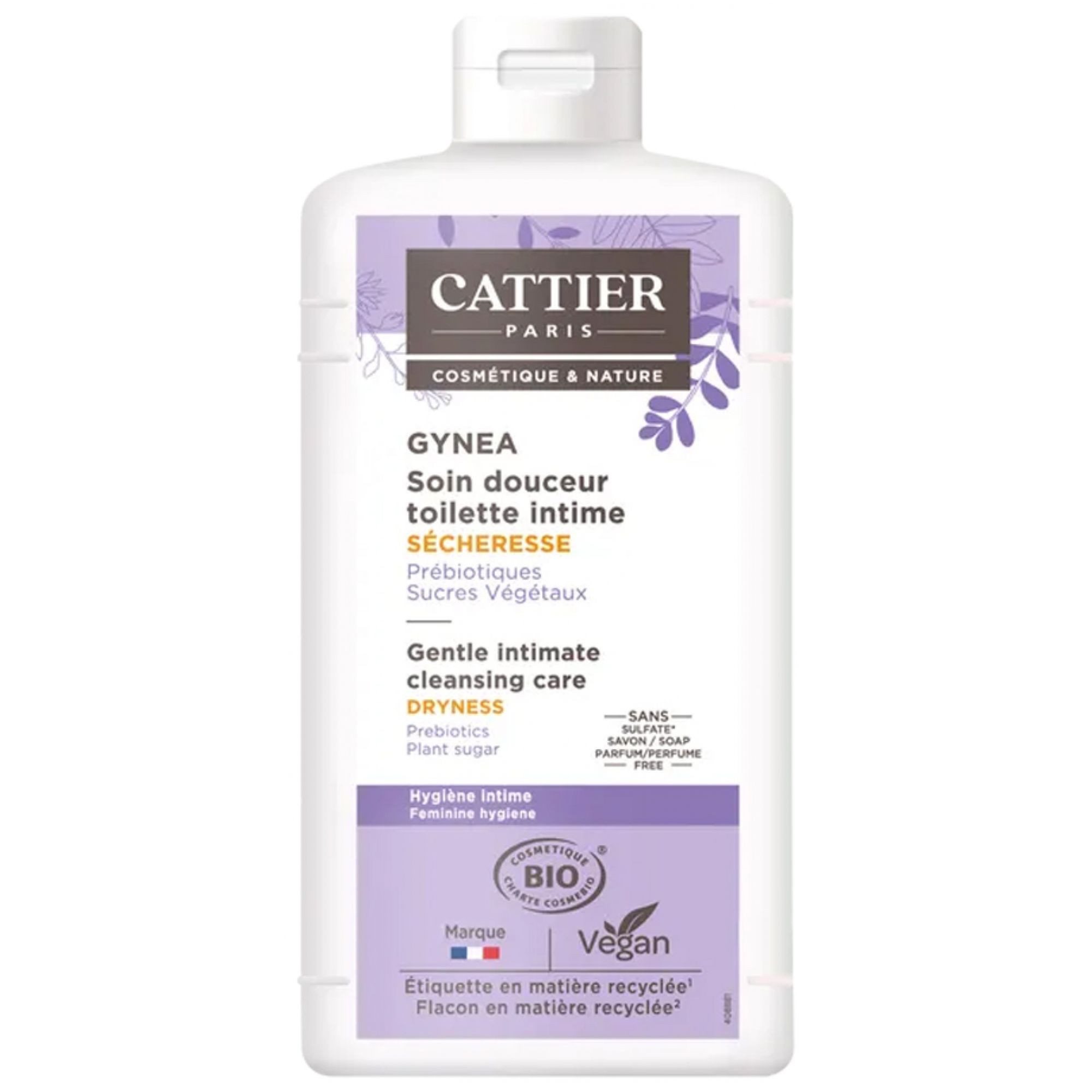 Cattier Gynea Intimtoilette Sanfte Pflege Trockenheit Bio 15x3,8x6 cm