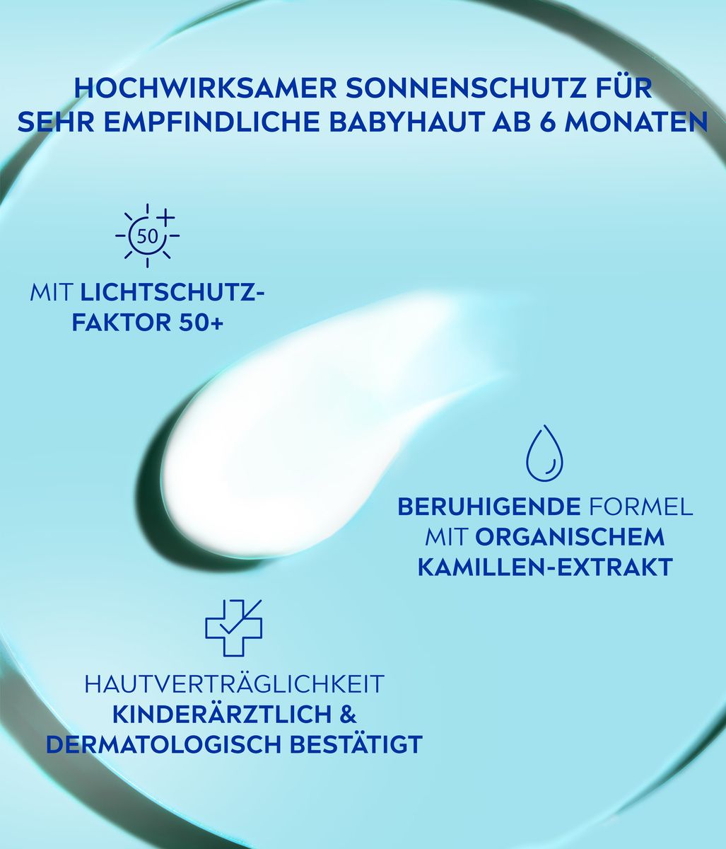 NIVEA SUN Babies & Kids Sensitiv Schutz Sonnenroller LSF 50+