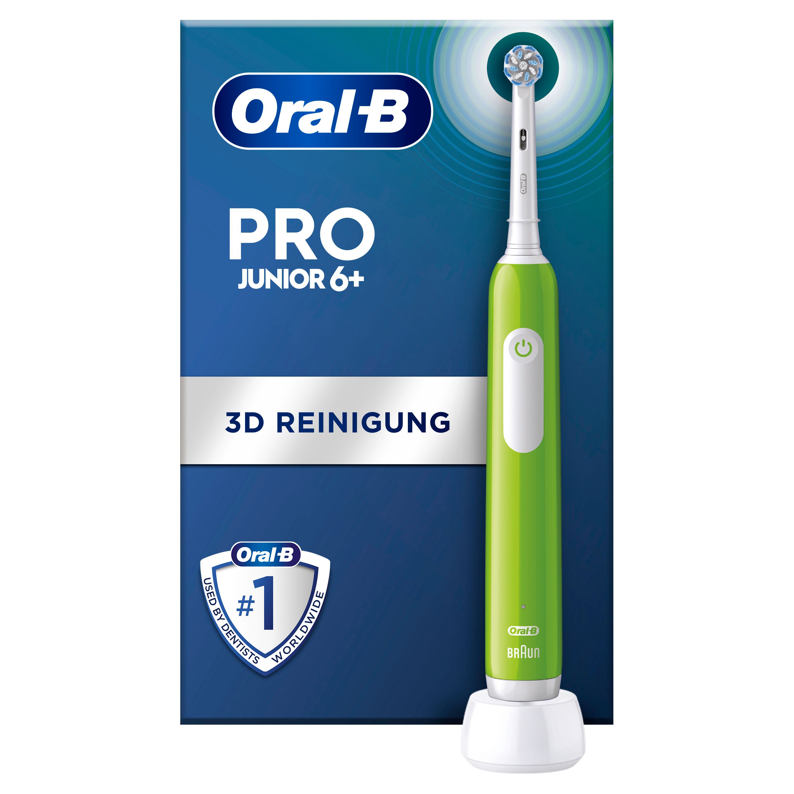 Oral-B - Elektrische Zahnbürste 'Pro Junior' in Grün