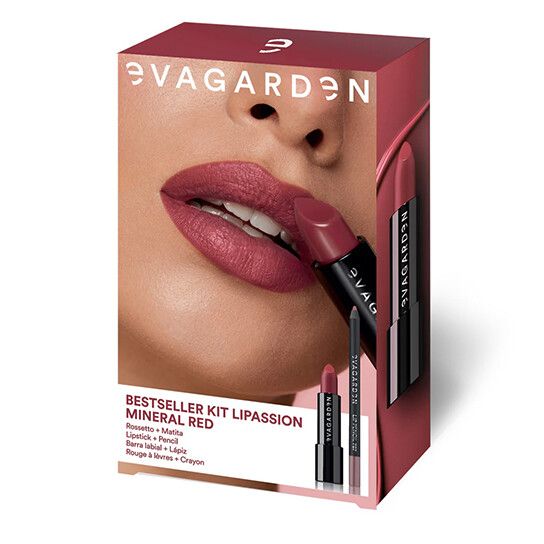 Evagarden Bestseller Kit LipStick 616 + LipPencil 787 3 ml