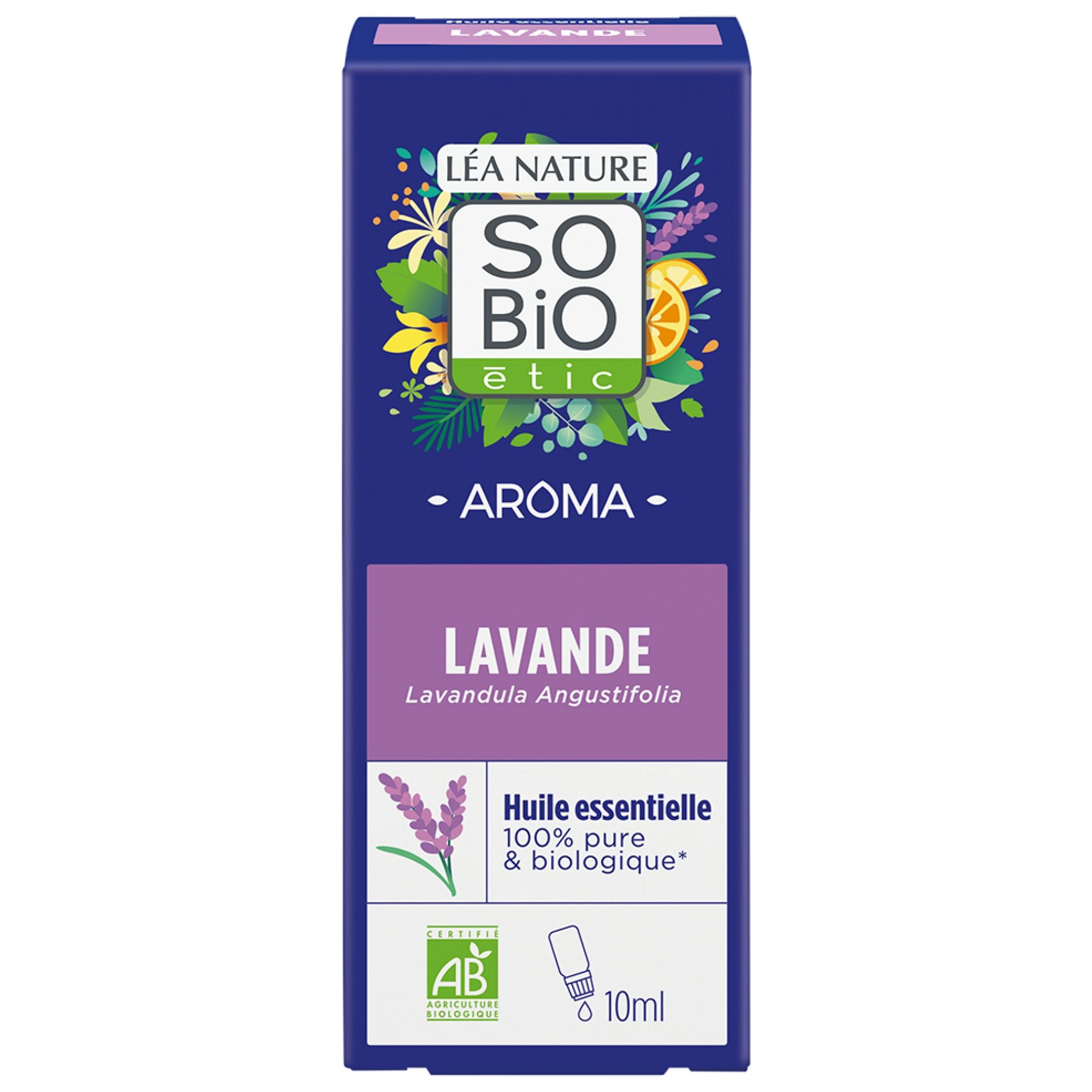 Léa Nature SO BIO étic Aroma ätherisches Öl Lavendel Bio 9,5x4x4 cm