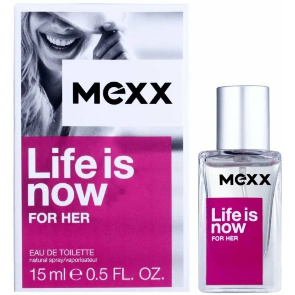 Mexx Life Is Now Eau de Toilette Spray 15 ml