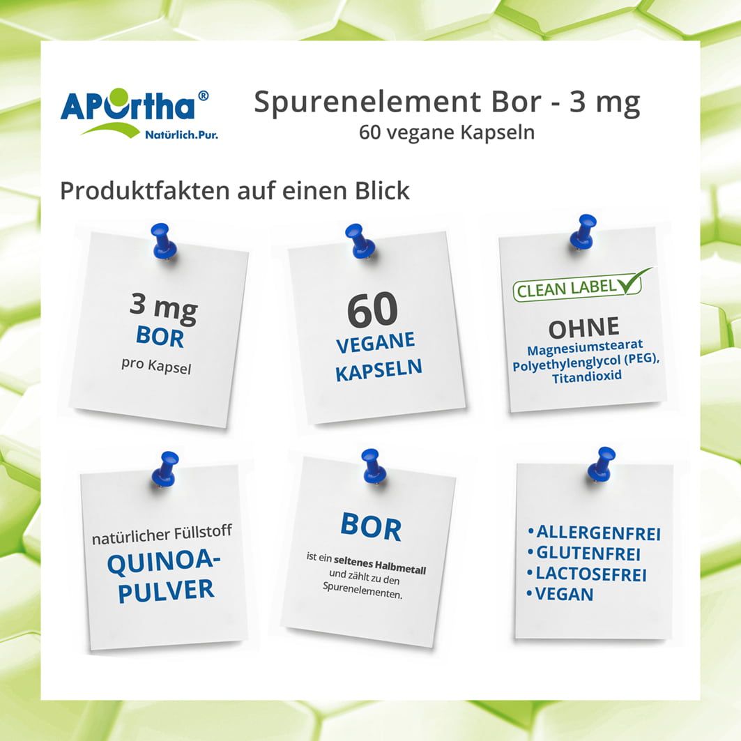 APOrtha® Bor Kapseln - 3 mg 60 St