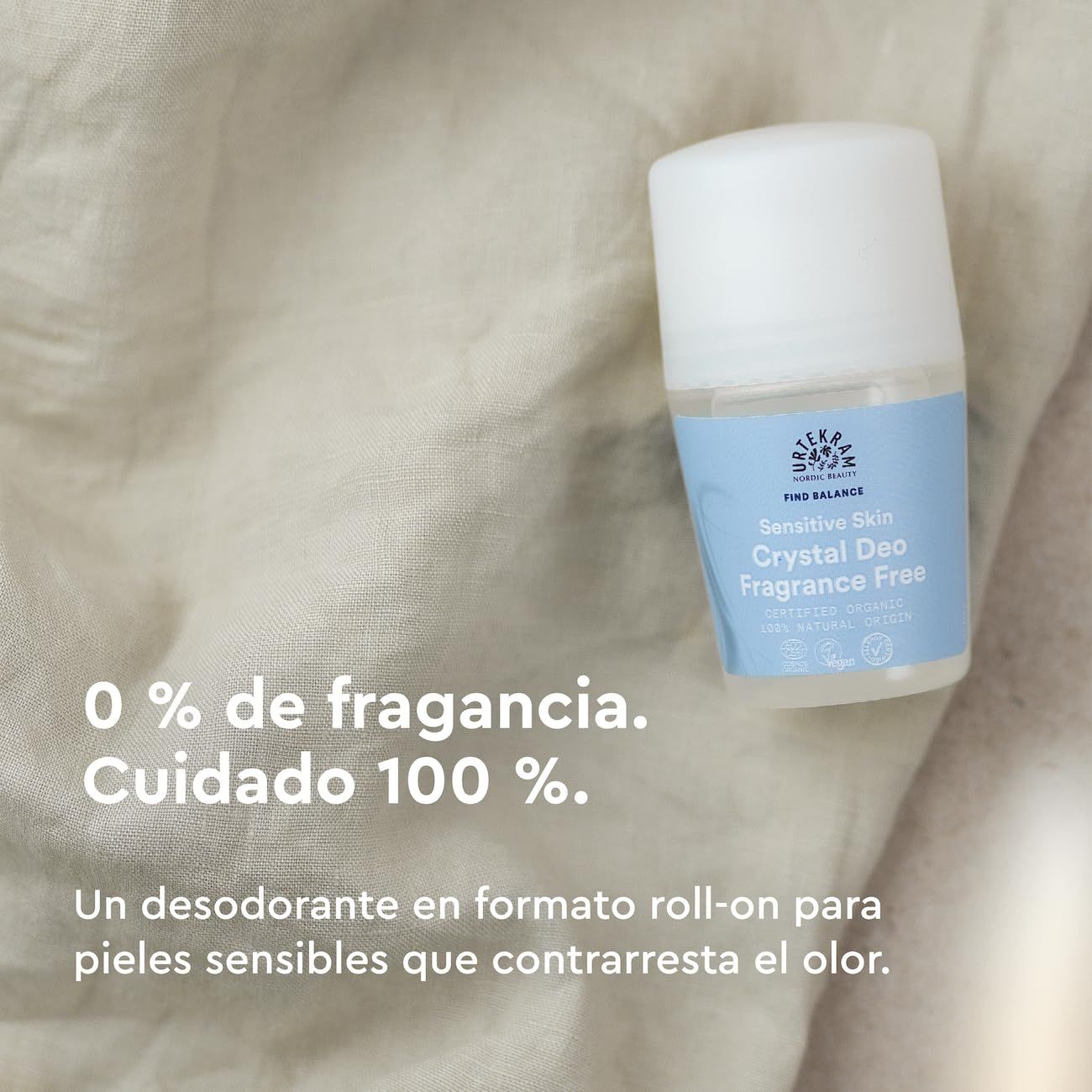 Urtekram Fragrance Free Deo Roll On Bio